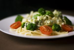 spaghettis brocoli sauce fromage