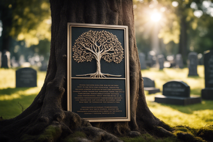 Plaques funéraires originales : alliez créativité et émotion pour un dernier hommage unique