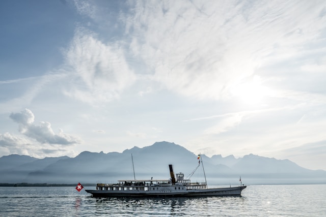 lac Léman en bateau