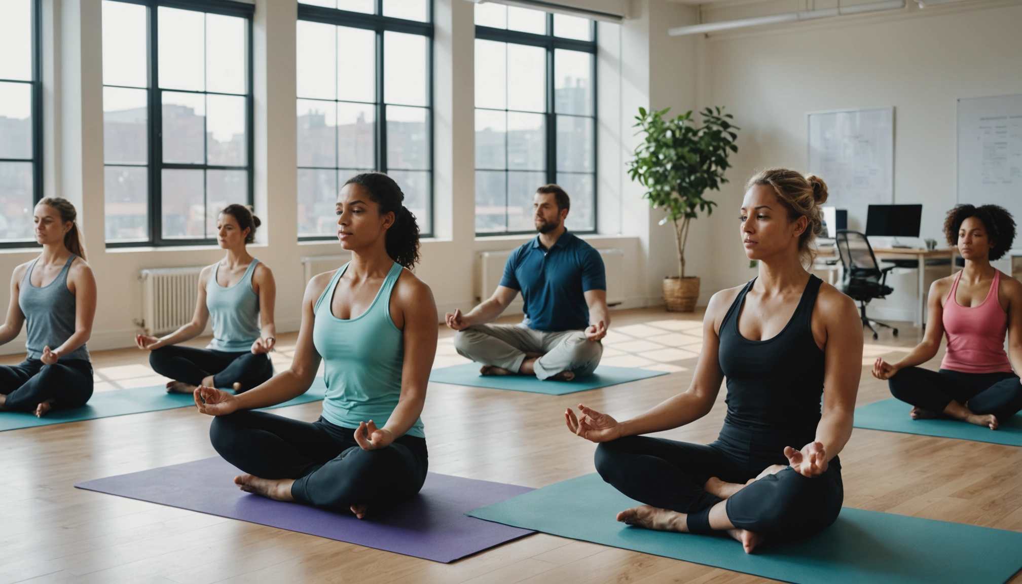 Le yoga au bureau : un moment de détente pour revitaliser corps et esprit