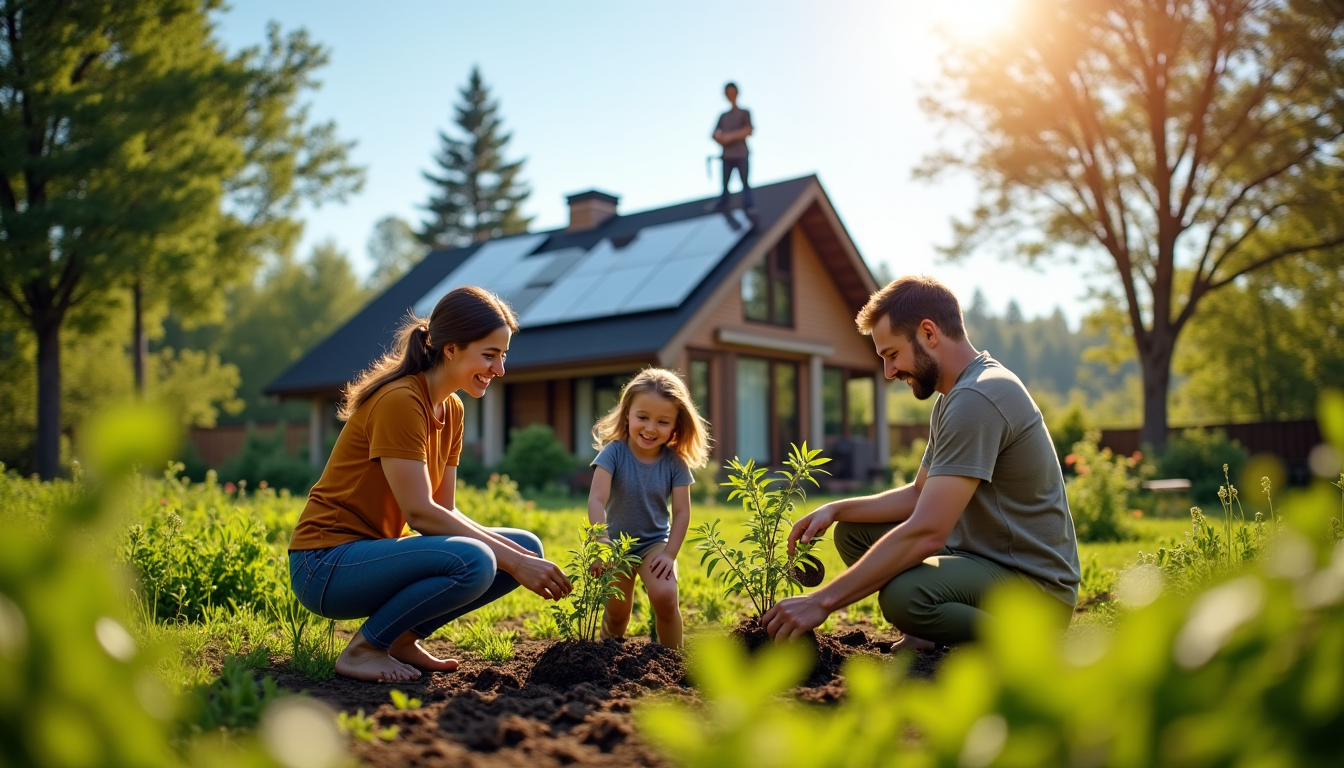 Construire un foyer durable avec des pratiques éco-responsables